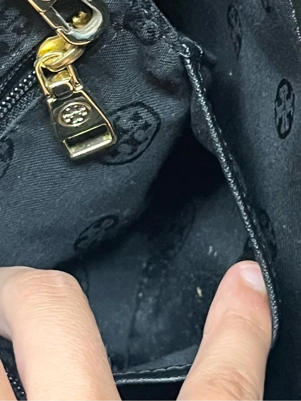 Tory Burch York buckle‎ leather tote